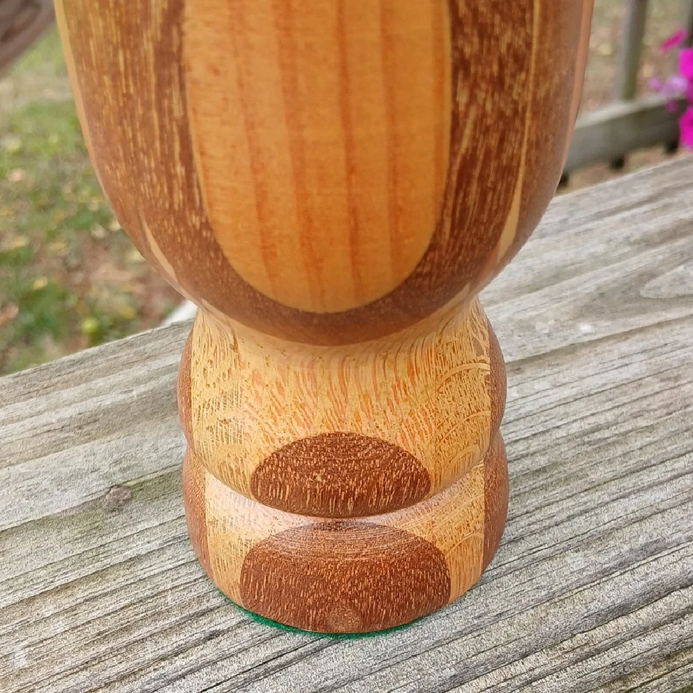 Wood Inlay Vase 10